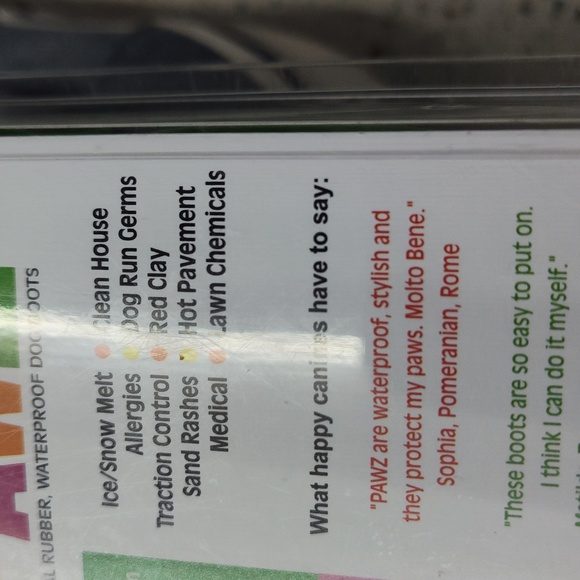 Pawz rubber dog boots 👢👢 - Picture 5 of 6